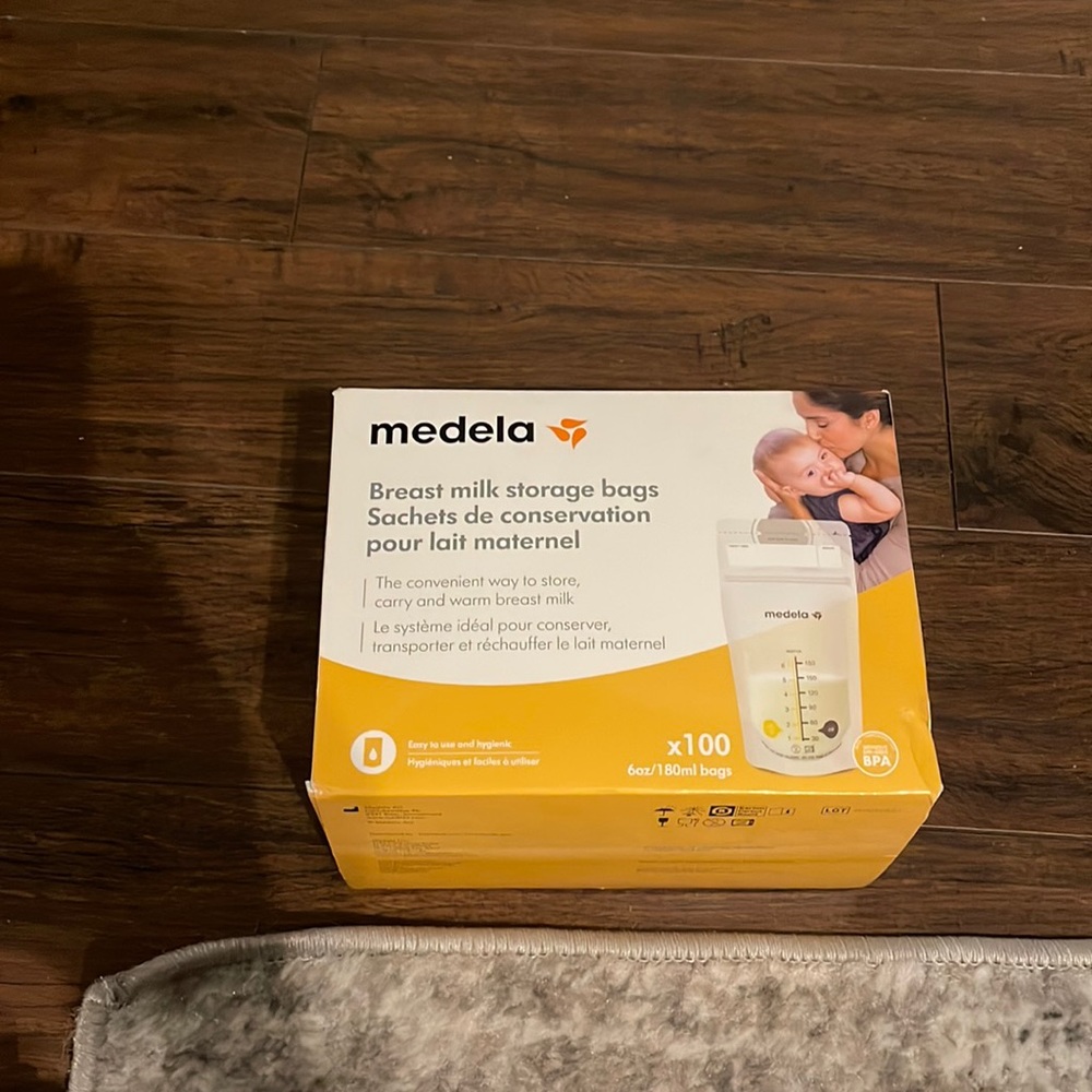 100 Count Medela Storage Bags